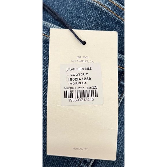 Citizens of Humanity Lilah High Rise Bootcut Blue Jeans Denim In Morella Size 25 - Picture 7 of 7